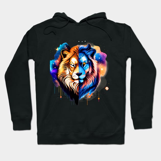 Galaxy new arrivals lion hoodie